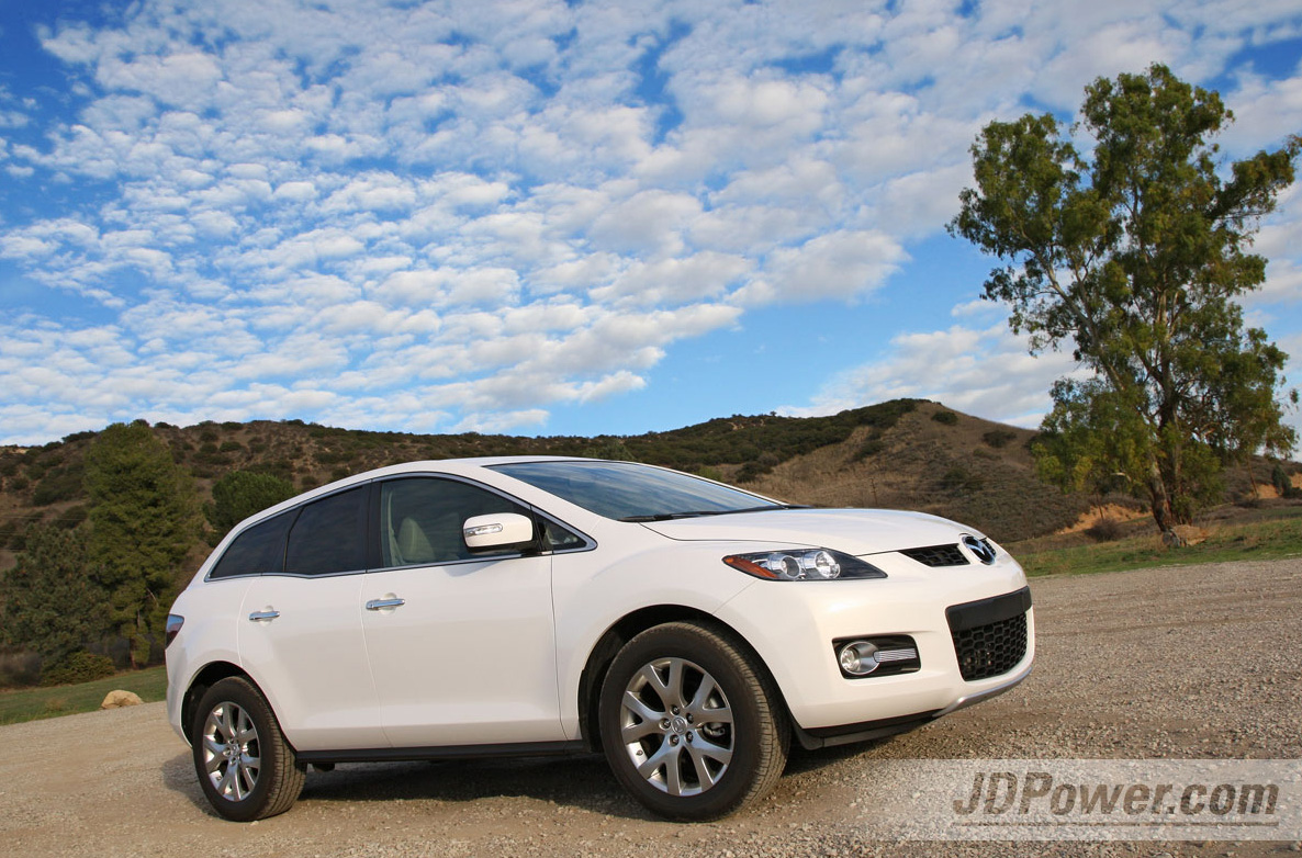 Mazda CX7 White Mazda CX7